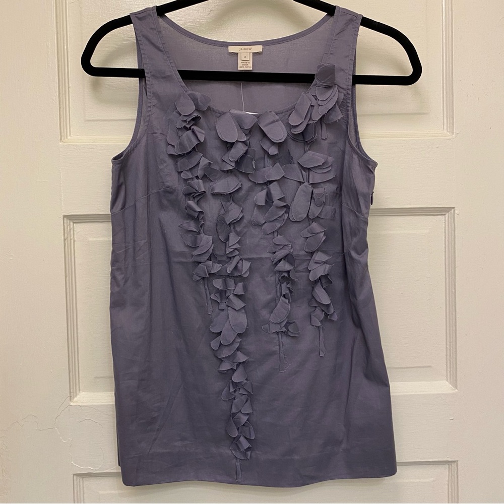 J.Crew Purple Sleeveless Top Size 0